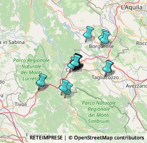 Mappa Via di Villaromana, 67061 Carsoli AQ, Italia (8.82313)