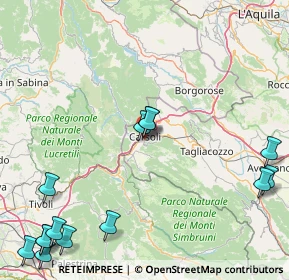 Mappa Via di Villaromana, 67061 Carsoli AQ, Italia (25.38857)