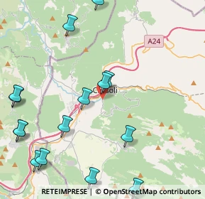 Mappa Via di Villaromana, 67061 Carsoli AQ, Italia (5.70067)