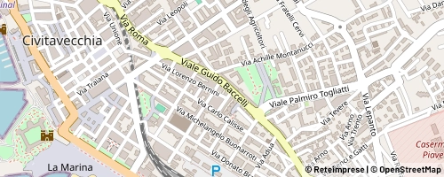 Mappa Civitavecchia
