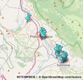 Mappa Via Madonna della Neve, 67035 Pratola Peligna AQ, Italia (4.0825)