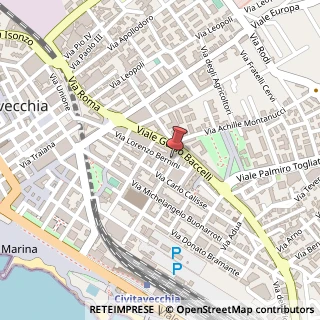 Mappa Via Bernini, 50/A, 00053 Civitavecchia, Roma (Lazio)