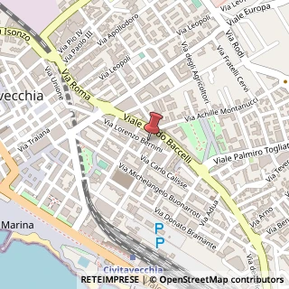 Mappa Via Bernini, 40, 00053 Civitavecchia, Roma (Lazio)