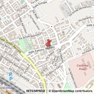 Mappa Viale Palmiro Togliatti, 13, 00053 Civitavecchia, Roma (Lazio)