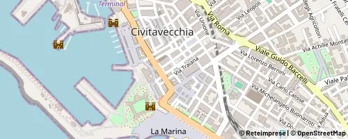 Mappa Civitavecchia