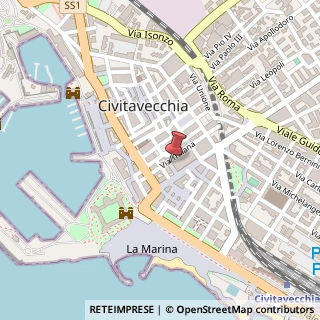 Mappa Via Alberto Mario,  17, 00053 Civitavecchia, Roma (Lazio)