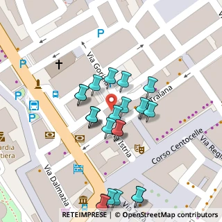 Mappa Piazza del Conservatorio, 00053 Civitavecchia RM, Italia (0.02609)