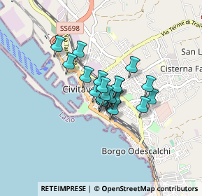 Mappa Corso Centocelle, 00053 Civitavecchia RM, Italia (0.492)