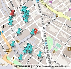 Mappa Corso Centocelle, 00053 Civitavecchia RM, Italia (0.163)