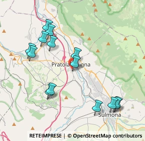 Mappa Via Valle Madonna, 67035 Pratola Peligna AQ, Italia (4.46786)