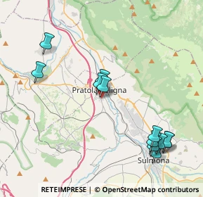 Mappa Via Valle Madonna, 67035 Pratola Peligna AQ, Italia (4.73083)