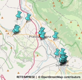 Mappa Via Valle Madonna, 67035 Pratola Peligna AQ, Italia (4.869)