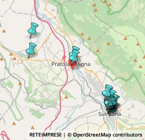 Mappa Via Valle Madonna, 67035 Pratola Peligna AQ, Italia (5.36235)