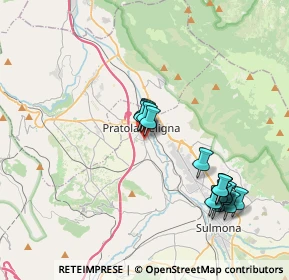 Mappa Via Valle Madonna, 67035 Pratola Peligna AQ, Italia (4.05813)