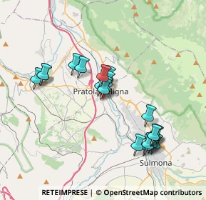 Mappa Via Valle Madonna, 67035 Pratola Peligna AQ, Italia (3.622)