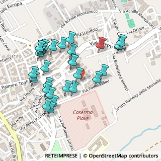 Mappa Via Bartolomeo Pinelli, 00053 Civitavecchia RM, Italia (0.23571)