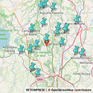 Mappa Via Sacrofano-Cassia, 00060 Sacrofano RM, Italia (9.7235)