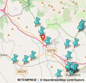 Mappa 67062 Magliano de' Marsi AQ, Italia (6.2475)