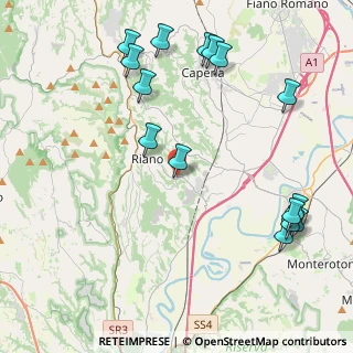 Mappa Via Bertini, 00060 Riano RM, Italia (5.36067)