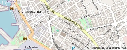 Mappa Civitavecchia