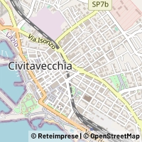 Kaart Civitavecchia