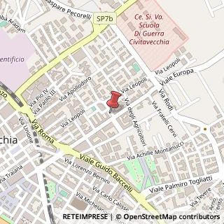 Mappa Via Piero Gobetti, 9, 00053 Civitavecchia, Roma (Lazio)