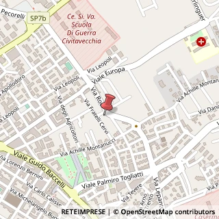 Mappa Via Barbaranelli, 22, 00053 Civitavecchia, Roma (Lazio)
