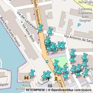 Mappa Piazza Calamatta, 00053 Civitavecchia RM, Italia (0.06207)