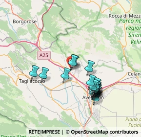 Mappa Via Fonte Vecchia, 67062 Magliano de' Marsi AQ, Italia (7.202)