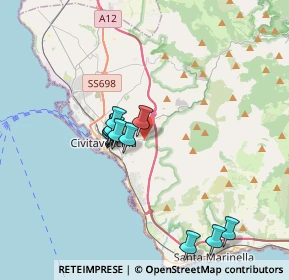 Mappa Via Giovanni Azzurri, 00053 Civitavecchia RM, Italia (3.34273)