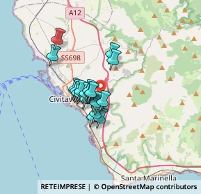 Mappa Via Giovanni Azzurri, 00053 Civitavecchia RM, Italia (2.238)