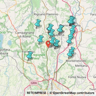 Mappa Via Flaminia, 00060 Riano RM, Italia (7.09263)