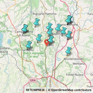 Mappa Via Flaminia, 00060 Riano RM, Italia (7.62526)