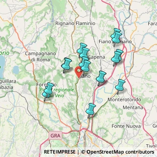 Mappa Via Flaminia, 00060 Riano RM, Italia (6.6075)