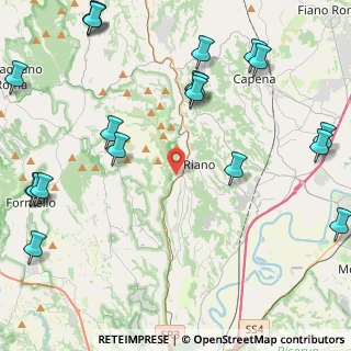 Mappa Via Flaminia, 00060 Riano RM, Italia (6.4645)