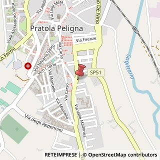 Mappa Via Circonvallazione Orientale, 87, 67035 Pratola Peligna, L'Aquila (Abruzzo)