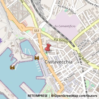 Mappa Piazza Luigi Calamatta, 14, 00053 Civitavecchia, Roma (Lazio)