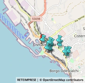 Mappa Piazza Luigi Calamatta, 00053 Civitavecchia RM, Italia (0.69077)
