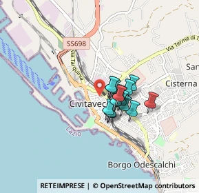 Mappa Via Borghese, 00053 Civitavecchia RM, Italia (0.50533)