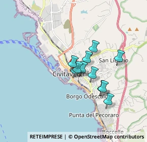 Mappa Via Borghese, 00053 Civitavecchia RM, Italia (1.26545)