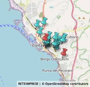 Mappa Via Borghese, 00053 Civitavecchia RM, Italia (0.8885)