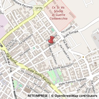 Mappa Viale Giacomo Matteotti, 108, 00053 Civitavecchia, Roma (Lazio)