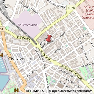 Mappa Via Apollodoro, 24, 00053 Civitavecchia, Roma (Lazio)