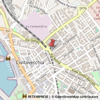 Mappa Via Roma, 32, 00053 Civitavecchia, Roma (Lazio)