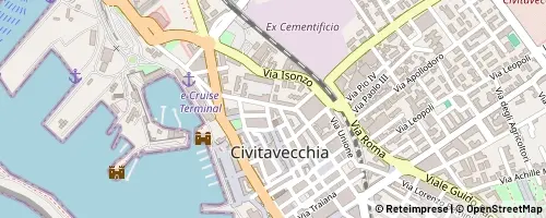 Mappa Civitavecchia