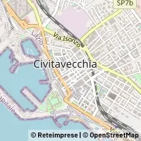 Mapa Civitavecchia