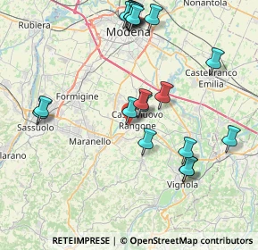 Mappa Via SP, 41051 Castelnuovo Rangone MO, Italia (8.86)