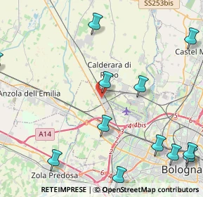 Mappa 40012 Bargellino BO, Italia (5.99417)