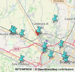 Mappa 40012 Bargellino BO, Italia (4.99846)