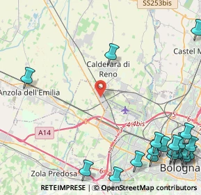 Mappa 40012 Bargellino BO, Italia (7.0995)
